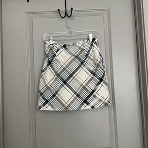 H&M plaid skirt
